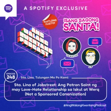 Sta. Lina of Jobstreet: Ang Patron Saint ng may Love-Hate Relationship sa Iskul at Werq
