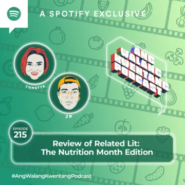 Review of Related Lit: The Nutrition Month Edition