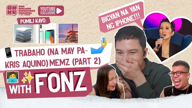 Trabaho Memz na may kaunting Kris Aquino Memz Feat. Fonz (Part 2)