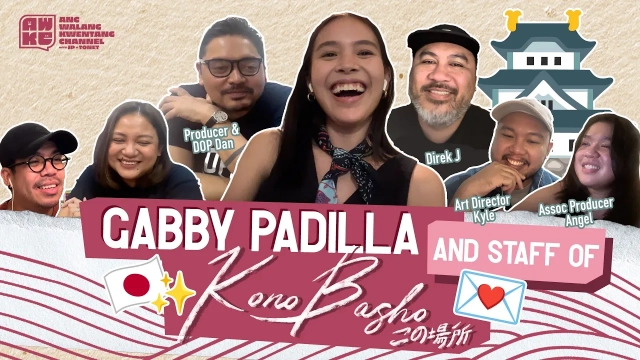 Japan Memz Feat. Gabby Padilla, Direk Jaime Pacena, Direk Dan Villegas, Associate Producer Angel Tomas, and Art Director Kyle Francisco of Kono Basho (This Place)