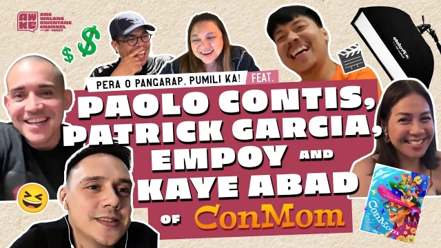 Sto. Atom, Tulungan Mo Po Kami: Pera O Pangarap? Pumili Ka! Feat. Kaye Abad, Paolo Contis, Patrick Garcia, and Empoy of #ConMom